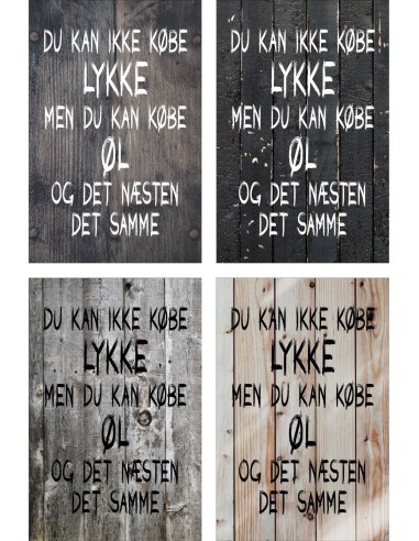 Skilt 184 - Du kan ikke købe lykke