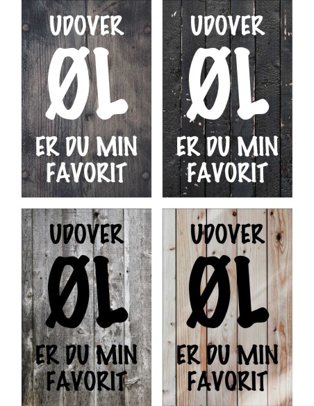 Skilt 185 - Udover øl er du