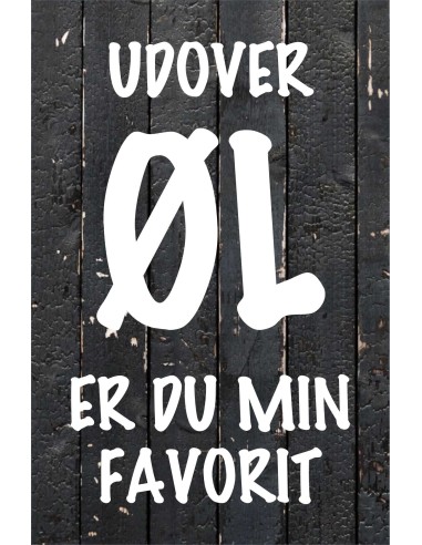 Skilt 185 - Udover øl er du